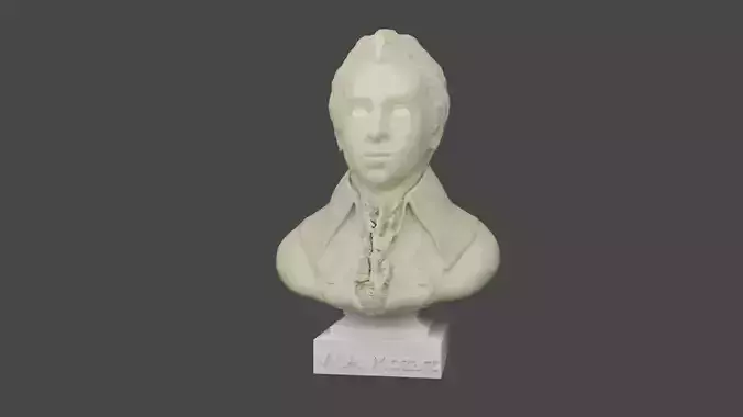 Wolfgang Amadeus Mozart 3D print model
