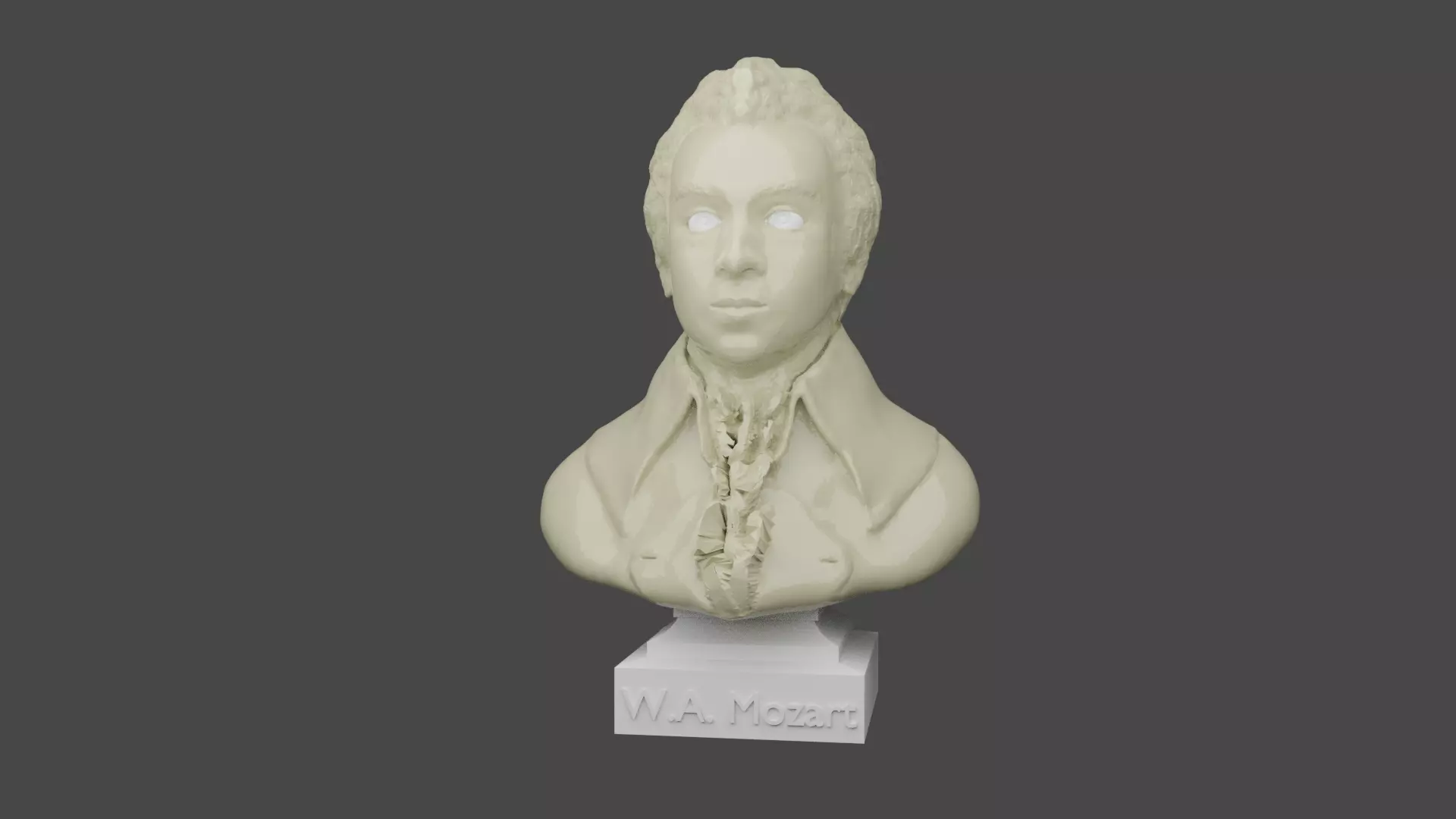 Wolfgang Amadeus Mozart 3D print model_0
