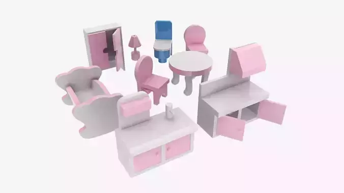Stylized toy furniture