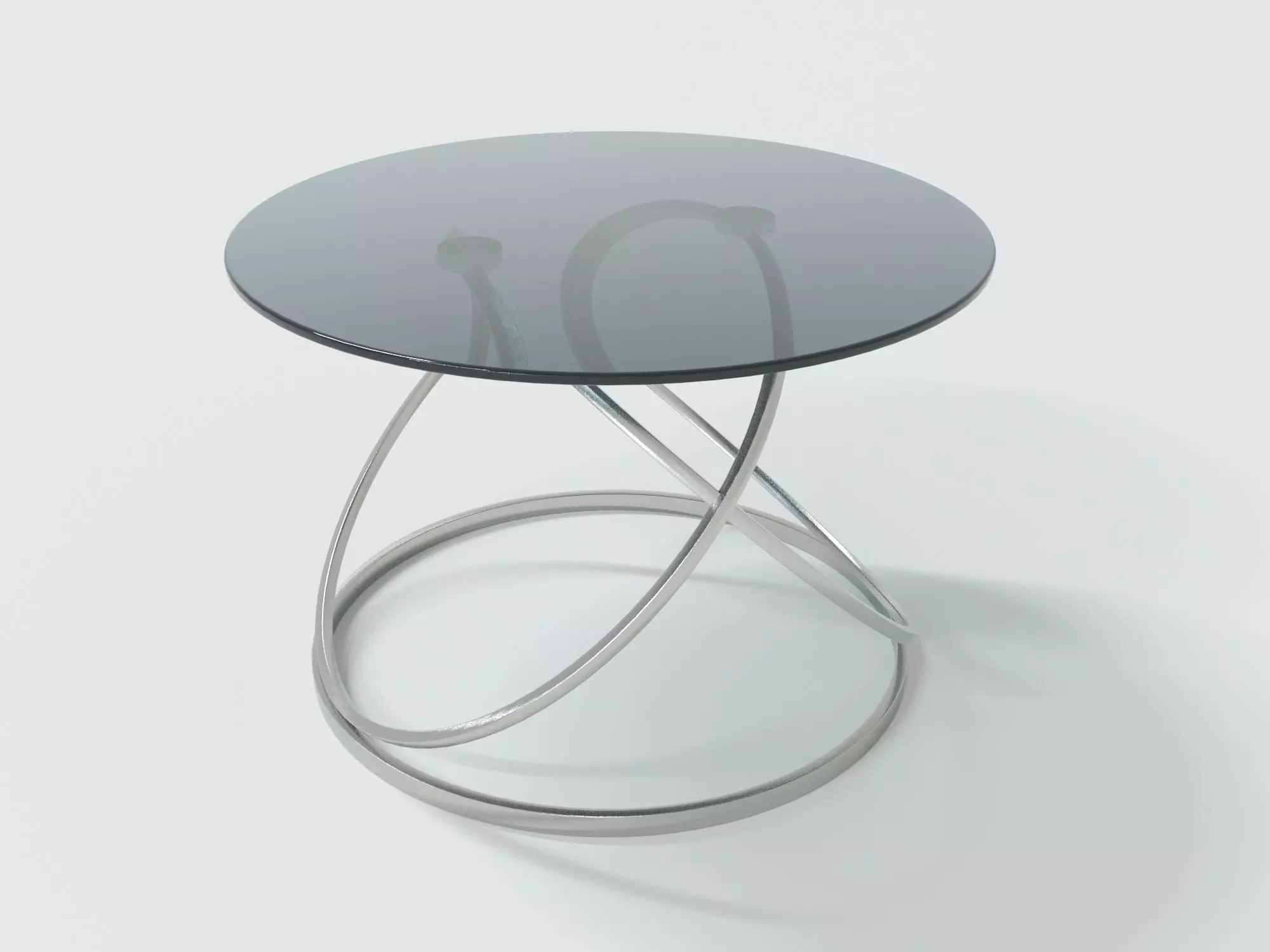 Glass Table 3D model_0