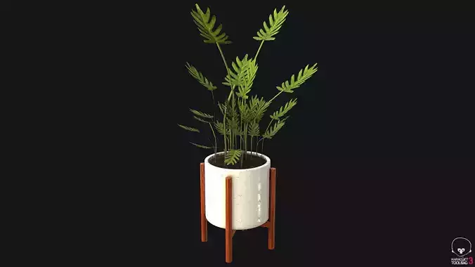 Plant Pot Game-ready PBR