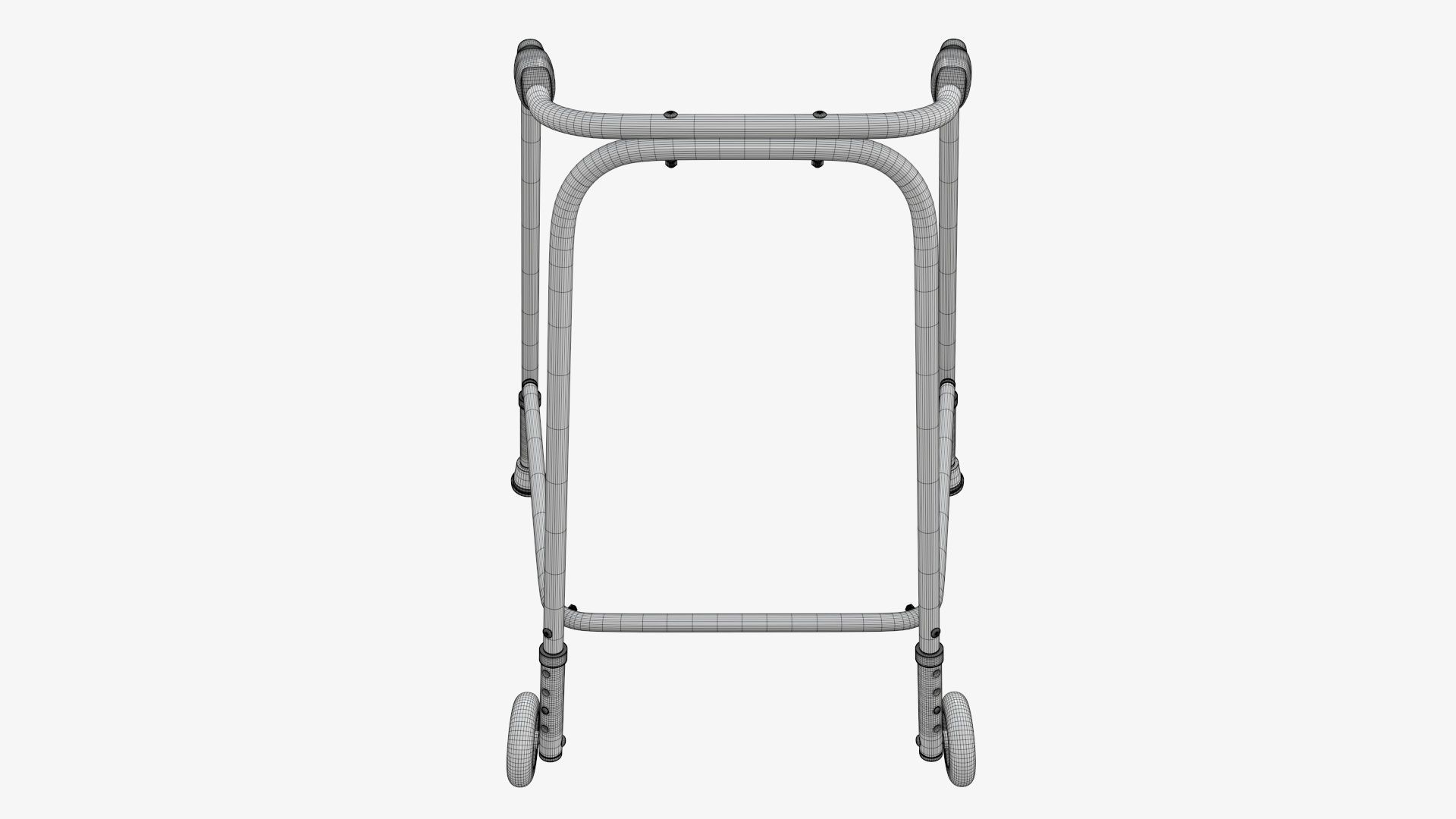 Walker with wheels 3D model_13