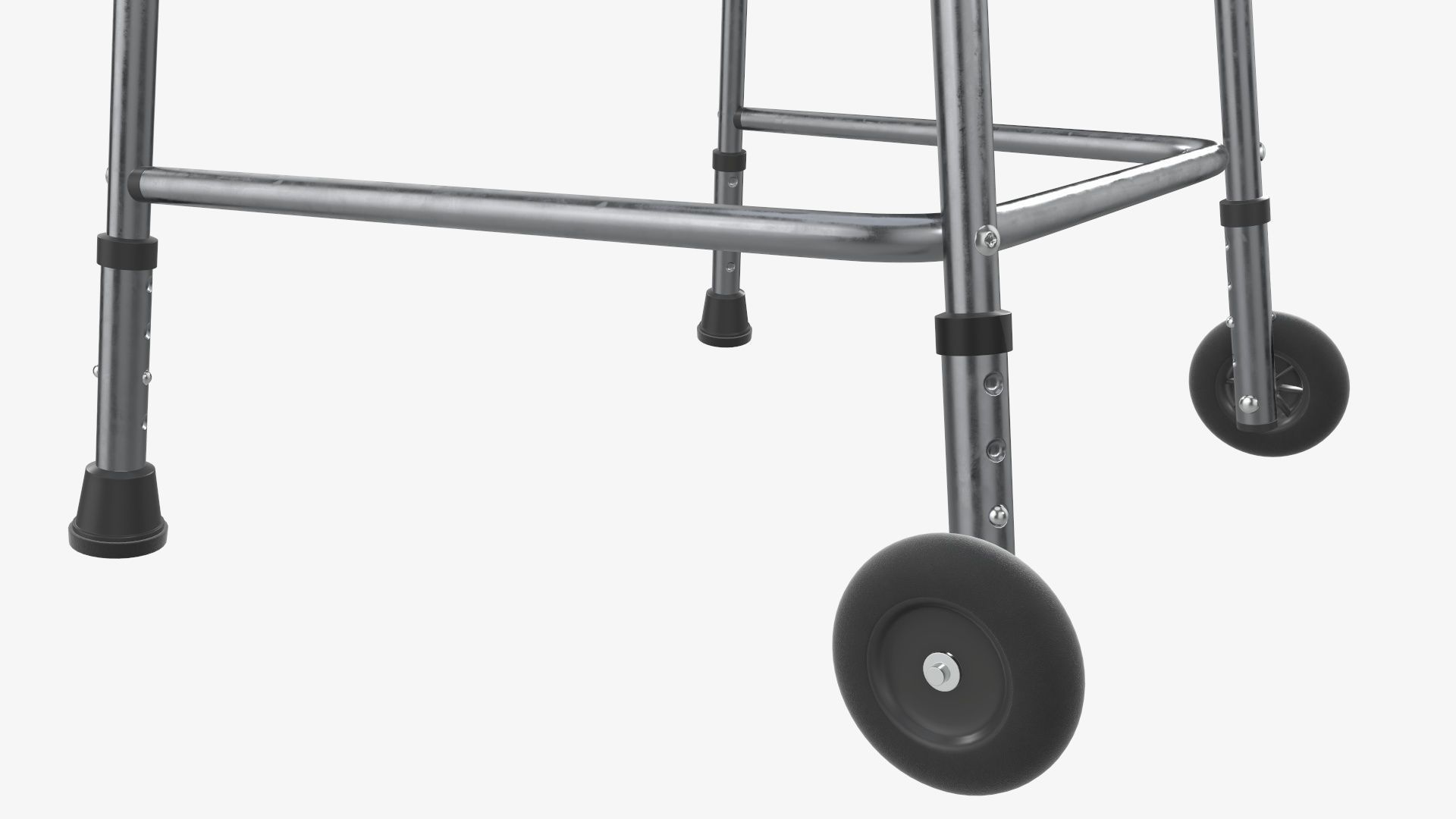 Walker with wheels 3D model_7