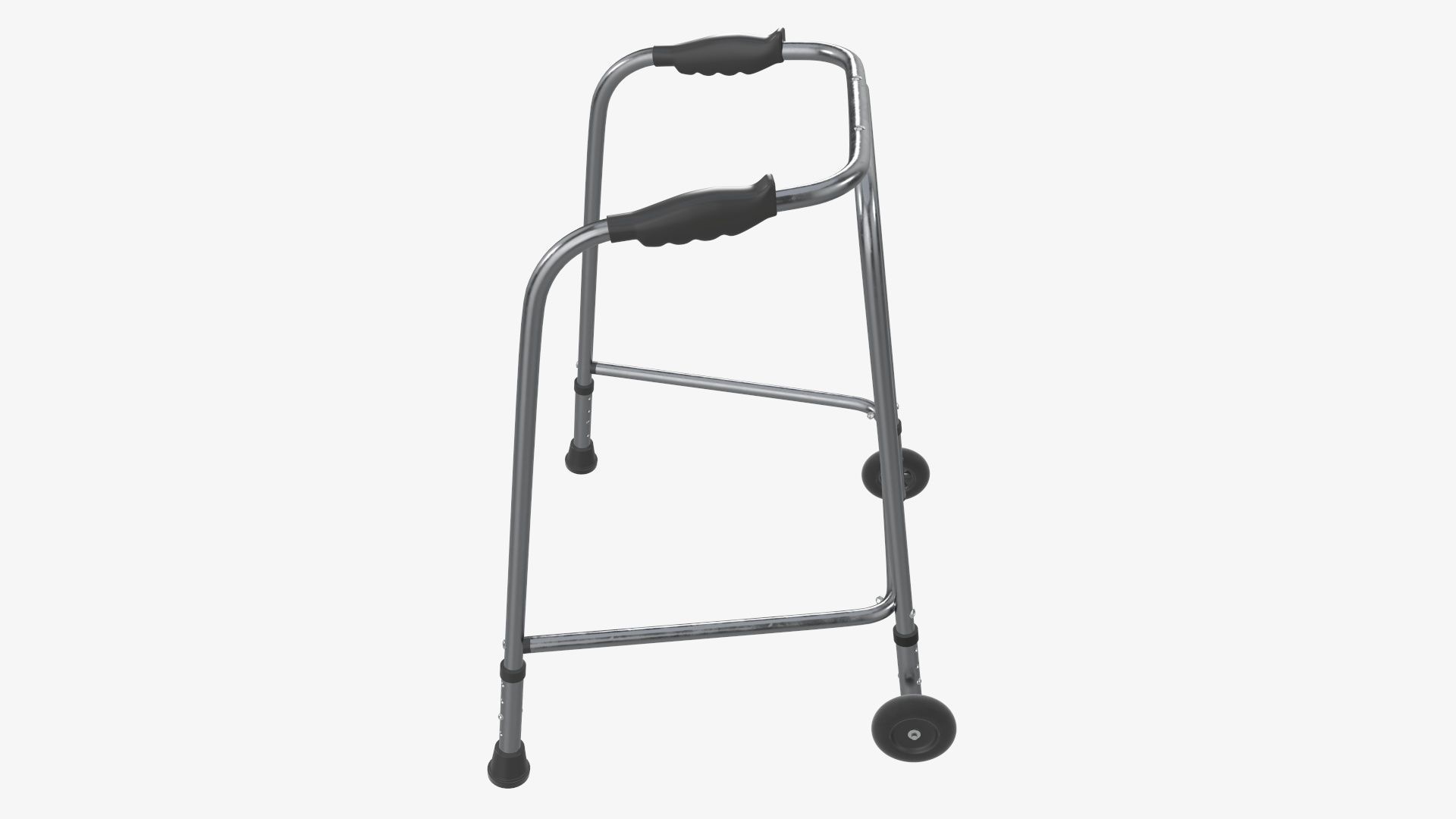 Walker with wheels 3D model_4