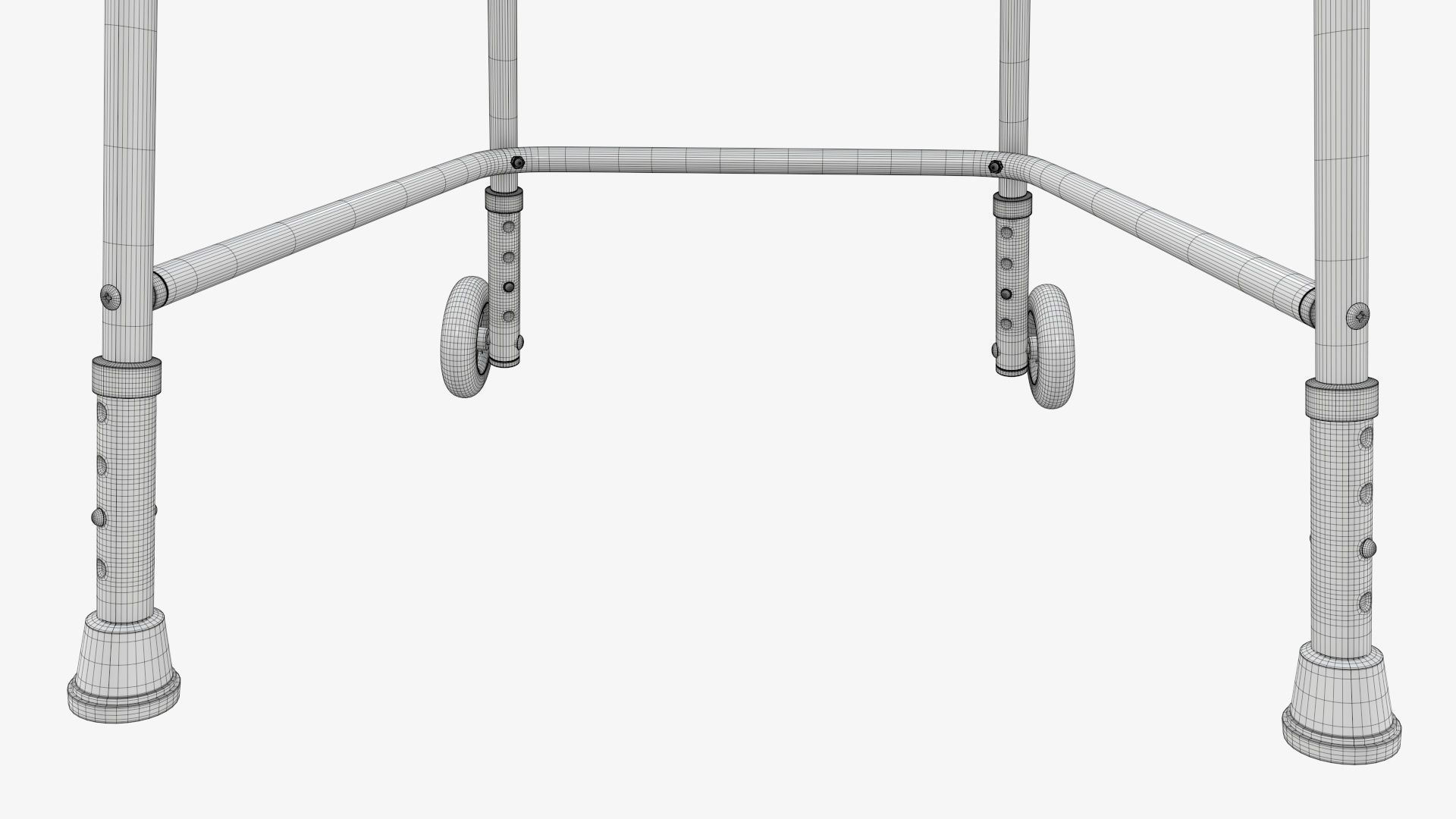 Walker with wheels 3D model_18