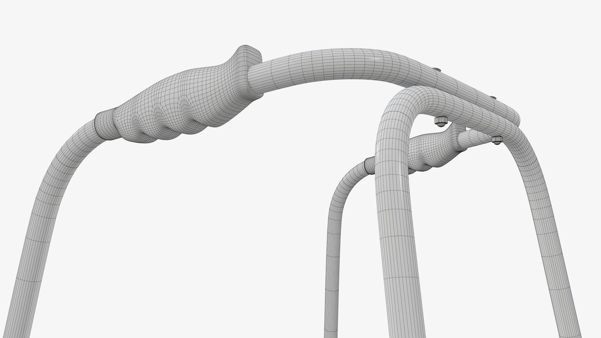 Walker with wheels 3D model_16