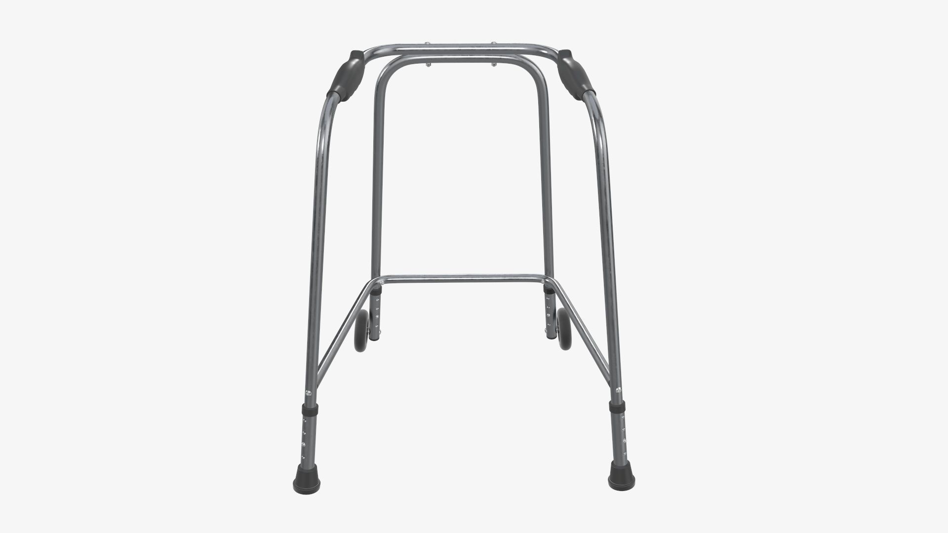 Walker with wheels 3D model_2