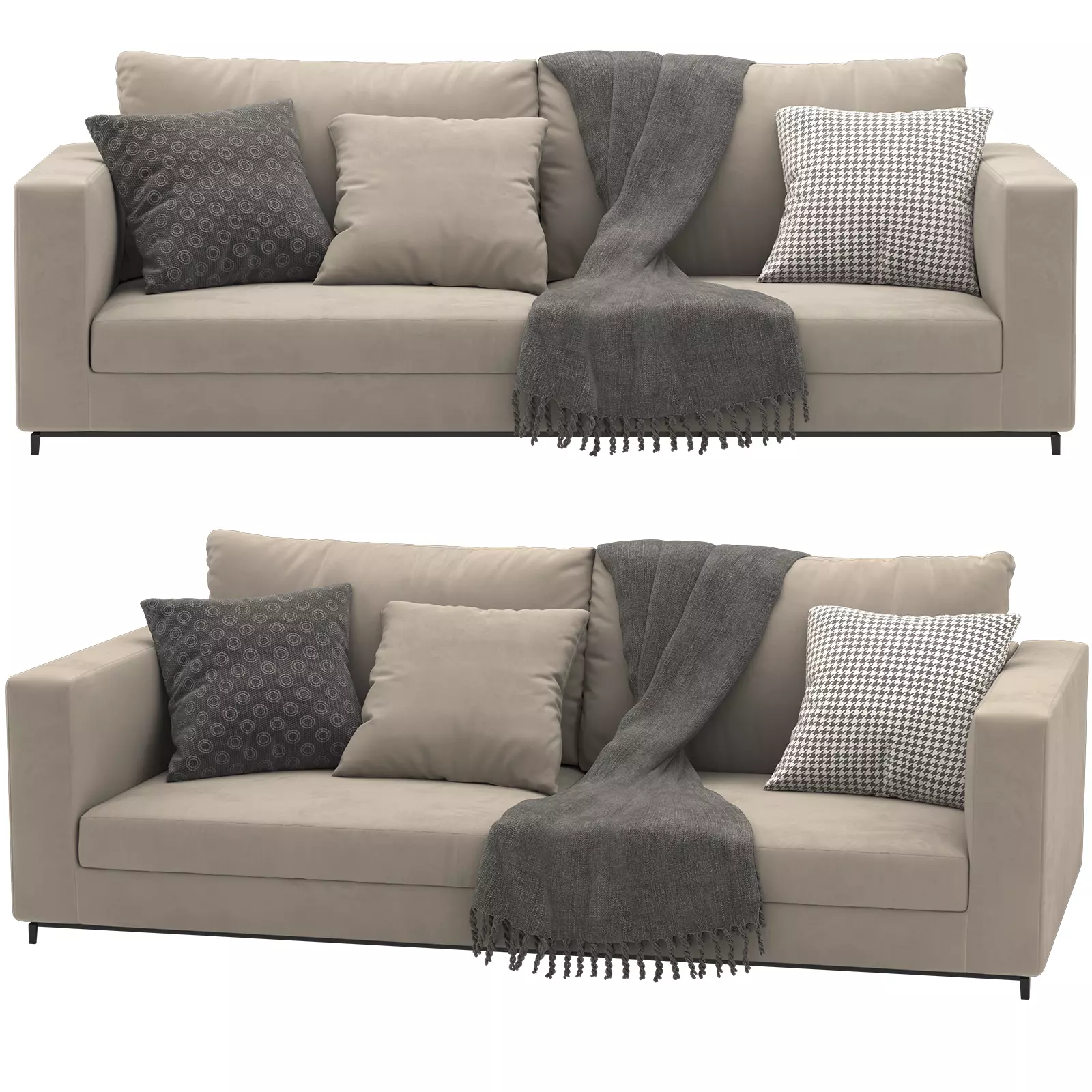 Andersen Minotti Sofa 3D model_0
