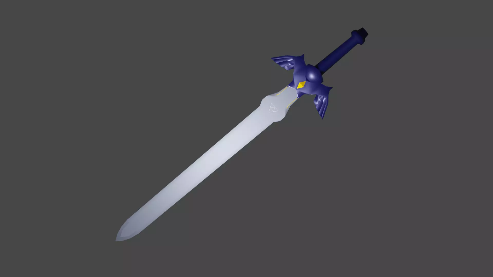 Master Sword 3D model_0