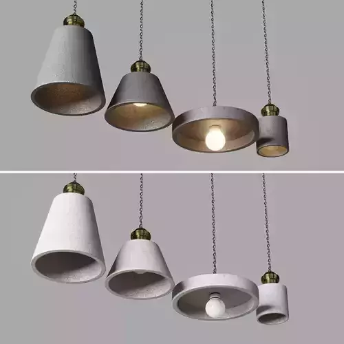 Concrete Vasa Minimalist Pendant Light