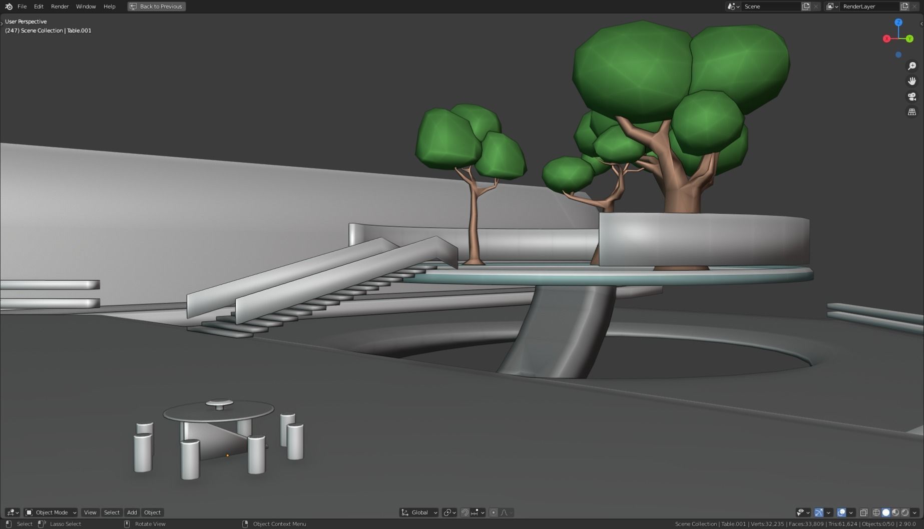 Futuristic Roads Plus Flying Cars 3D Model Collection_13