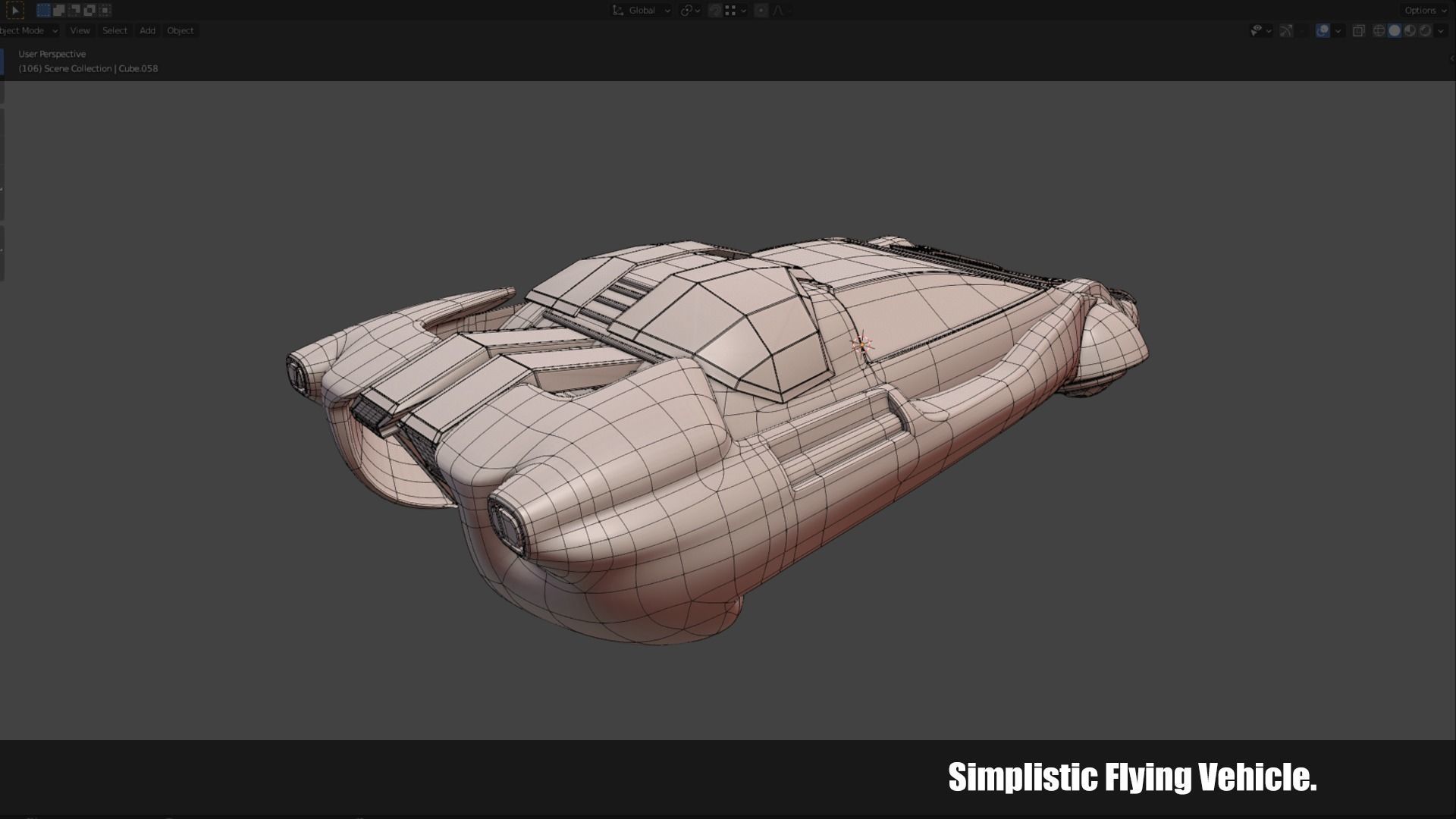 Futuristic Roads Plus Flying Cars 3D Model Collection_39