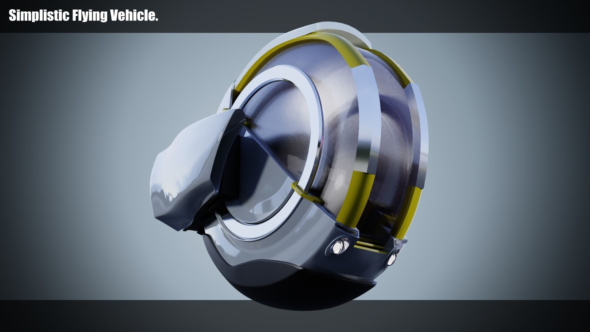 Futuristic Roads Plus Flying Cars 3D Model Collection_37