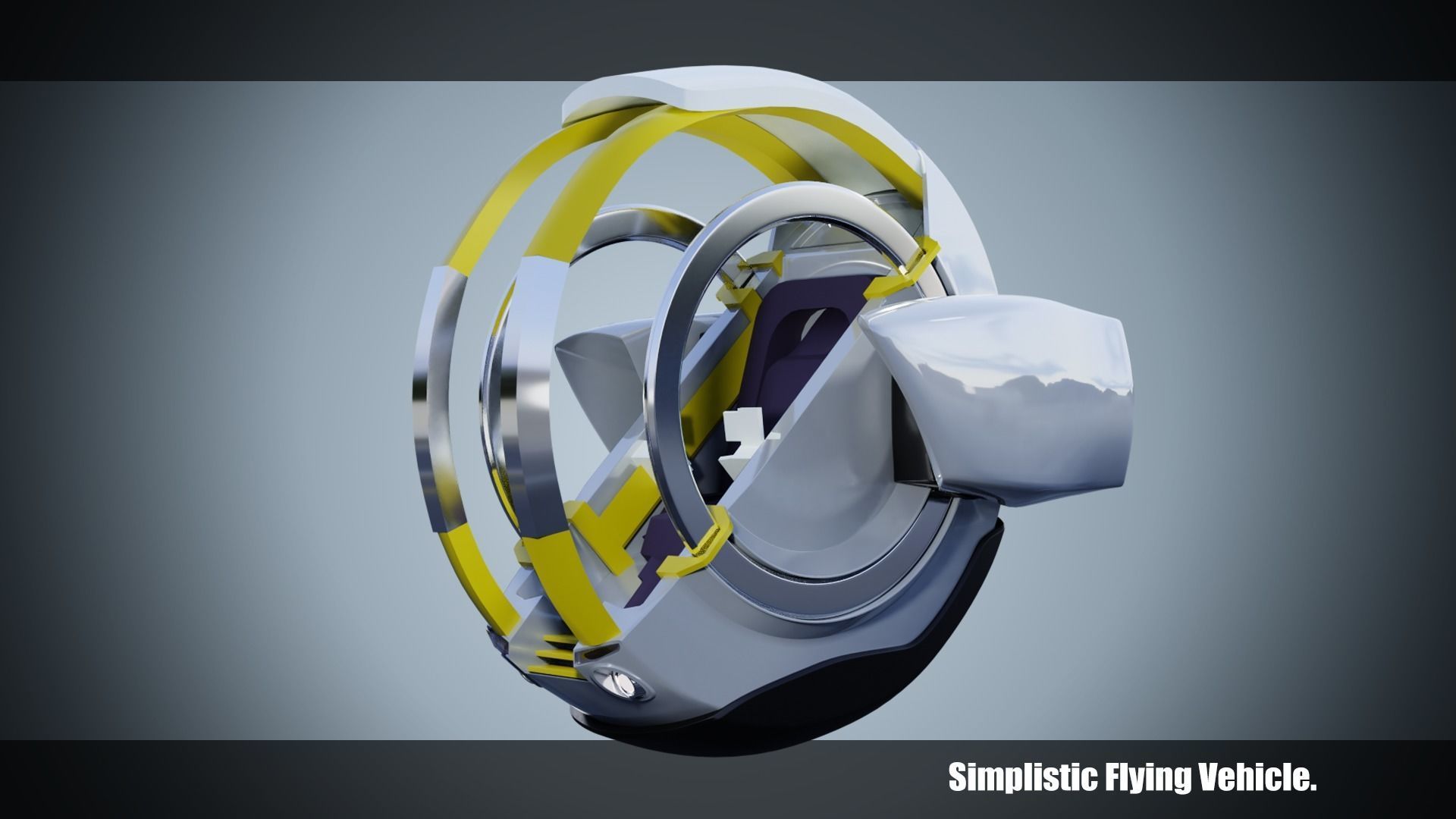 Futuristic Roads Plus Flying Cars 3D Model Collection_34