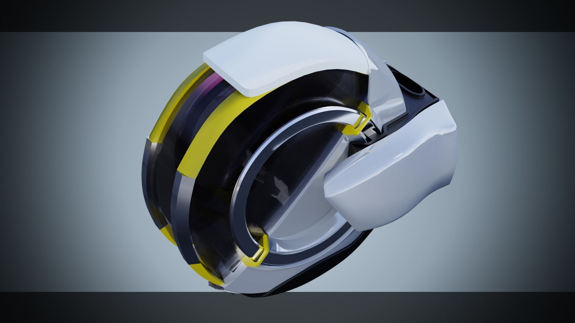 Futuristic Roads Plus Flying Cars 3D Model Collection_42
