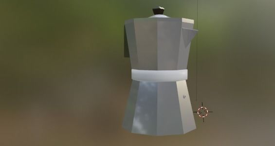 cafetera coffee maker in game 3D model_1
