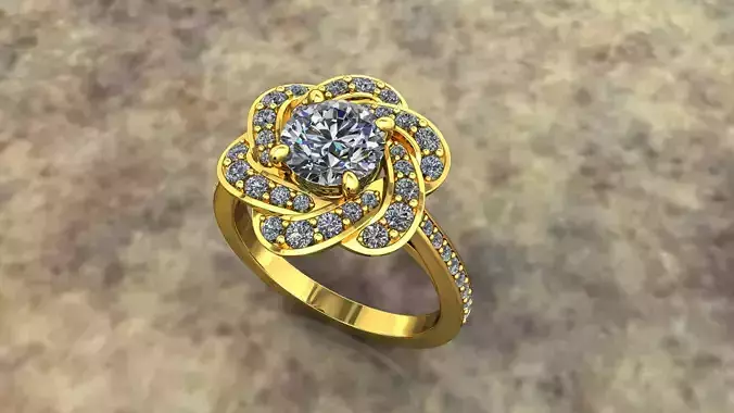 PRINCESS RING  FILES   STL   3DM   CAD