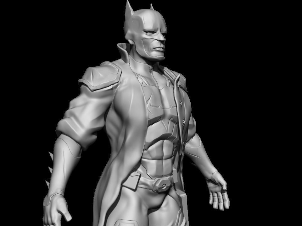 Batman of Desert Low-poly 3D model_3