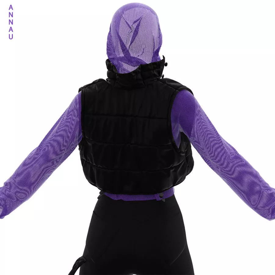 GENESIS 8 VEST PANTS SET OF THREE 3D MODELS 3D model_0