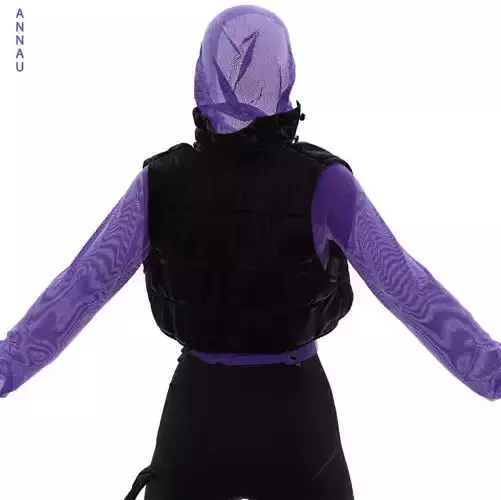 GENESIS 8 VEST PANTS SET OF THREE 3D MODELS