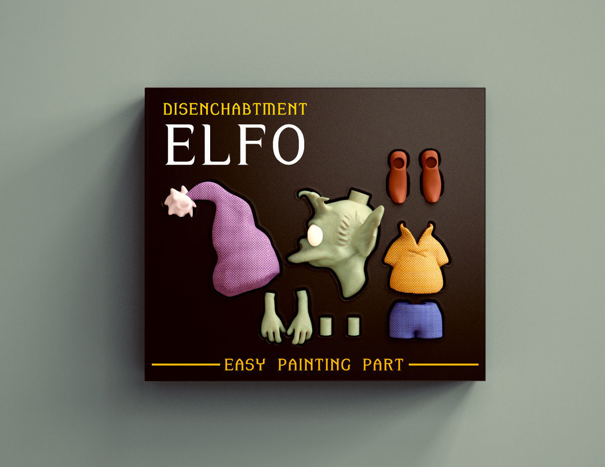 Disenchantment ELFO 3D print model_4