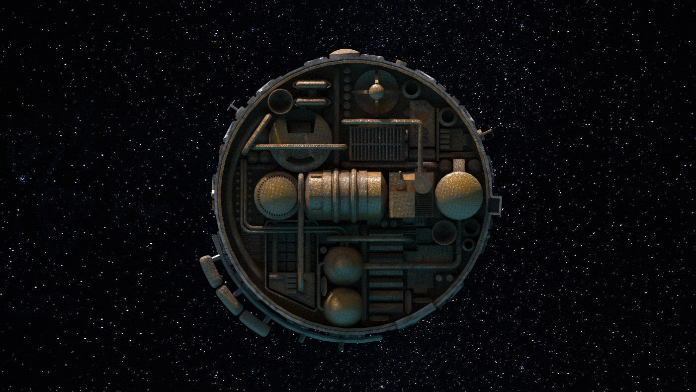 Space Module 008 3D model_2