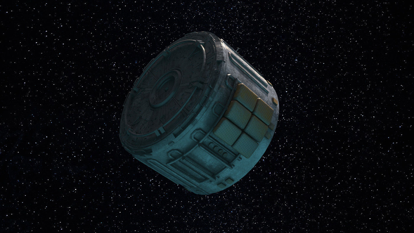 Space Module 008 3D model_4