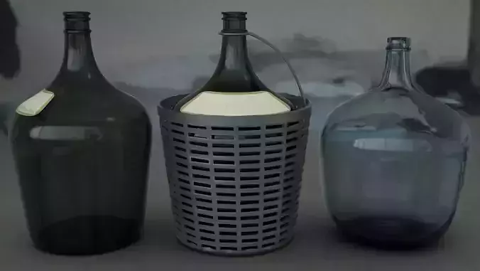 demijohn 3d model