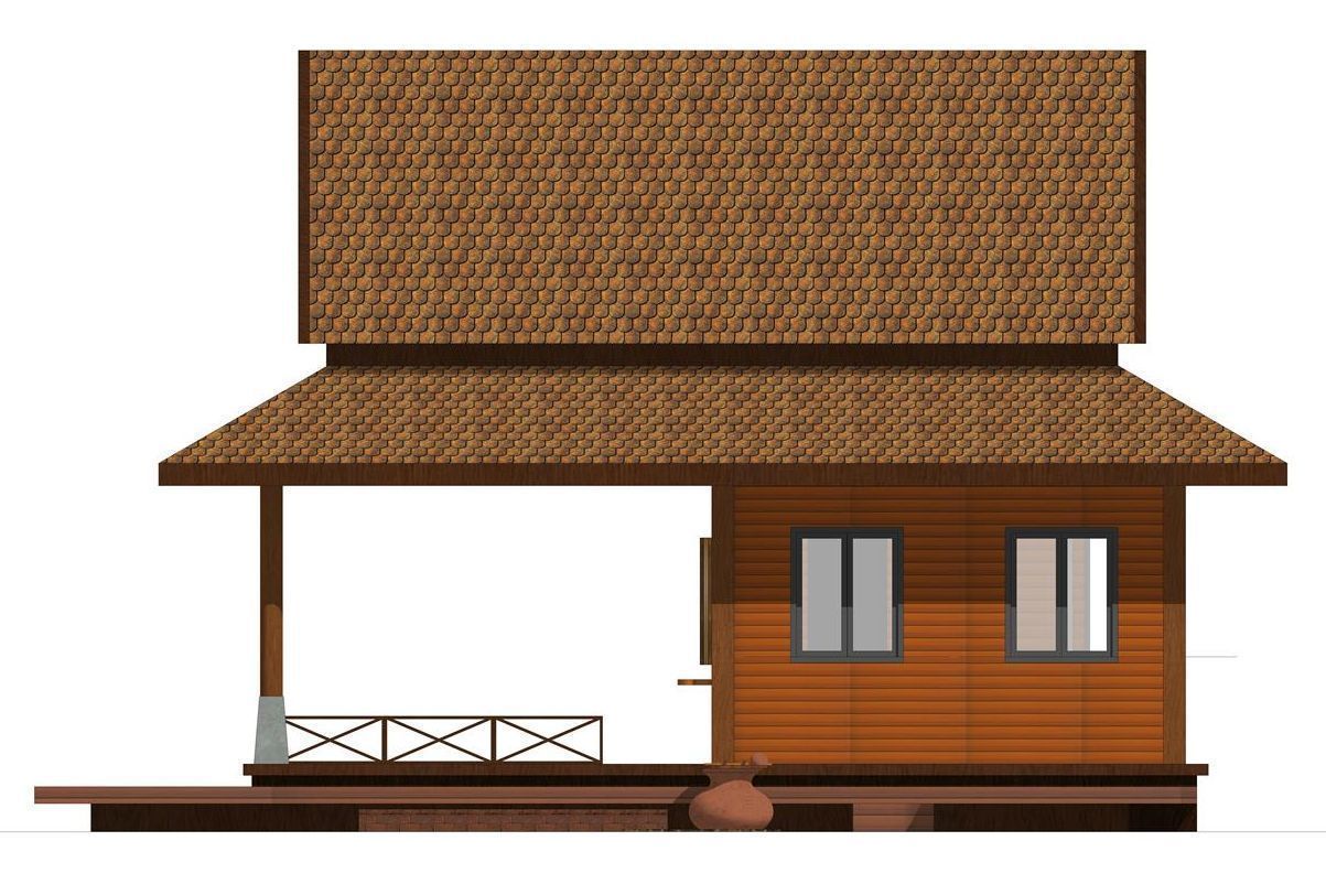 Tropical pavilion version 2 3D model_2