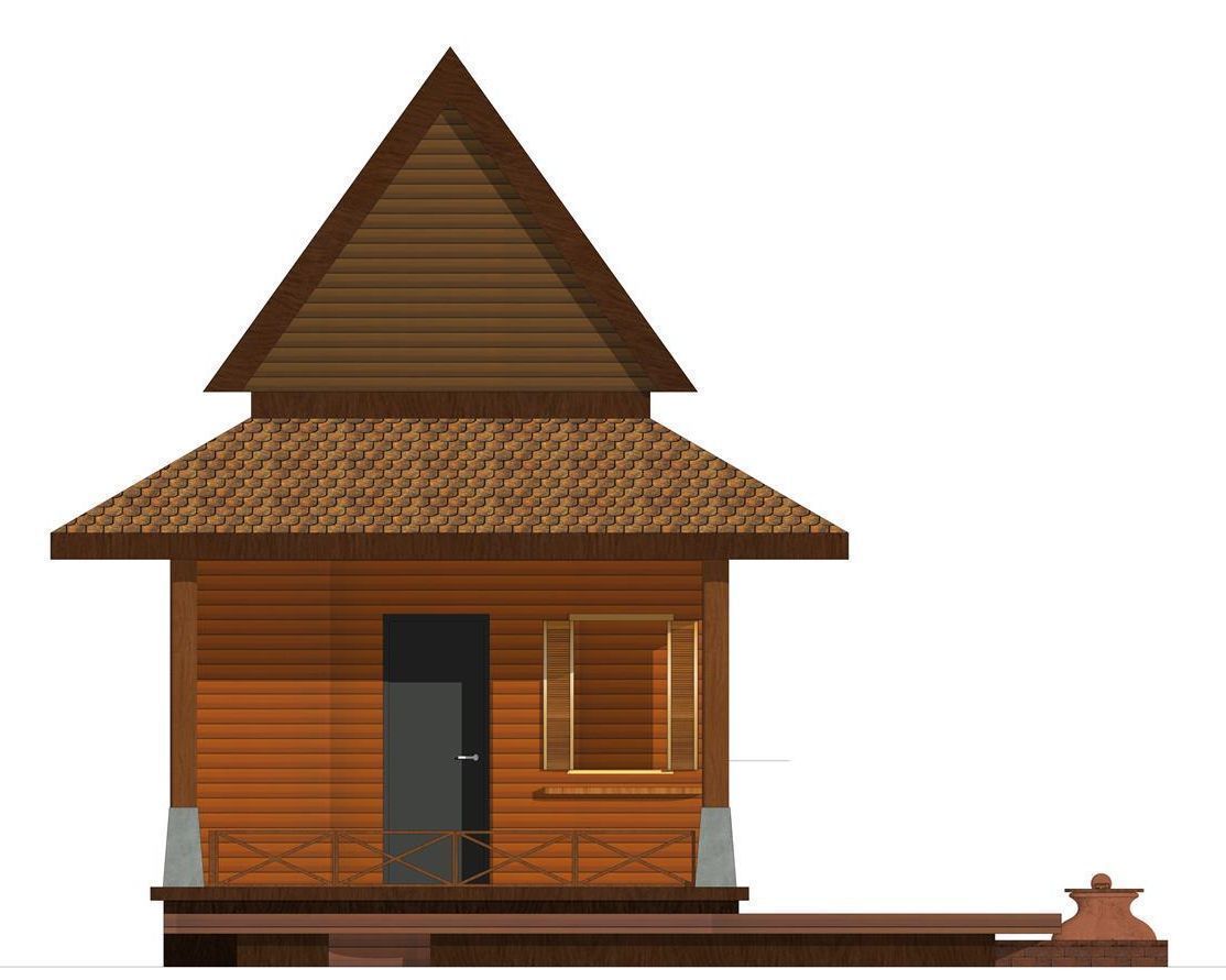 Tropical pavilion version 2 3D model_3