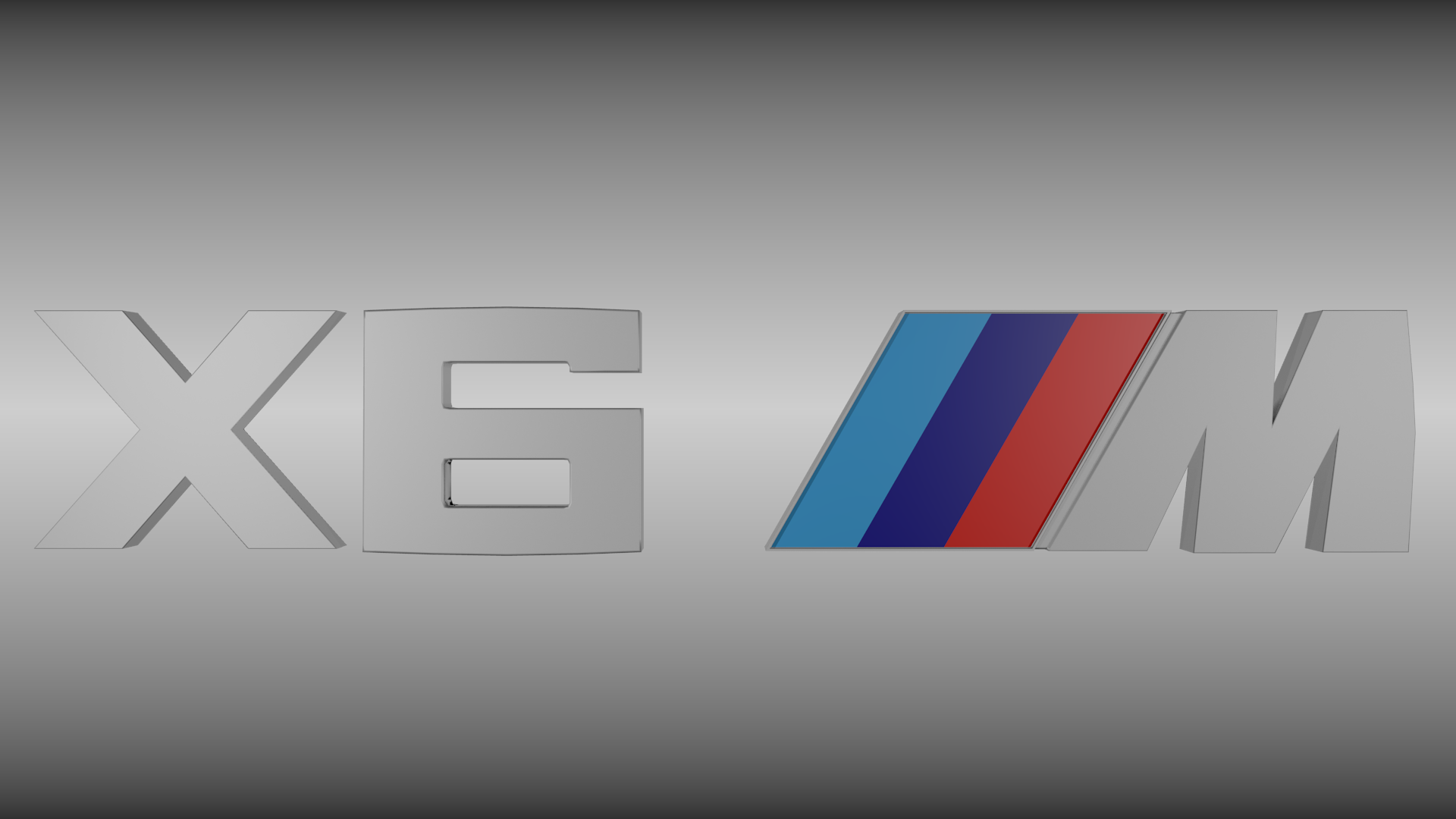 BMW X6M logo 3D Model .obj .blend - CGTrader.com