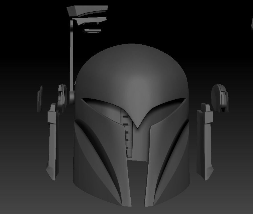 Bo-Katan The mandalorian armor partial kit and helmet 3D print model_18