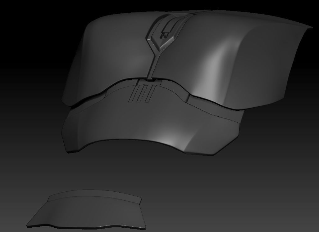 Bo-Katan The mandalorian armor partial kit and helmet 3D print model_20