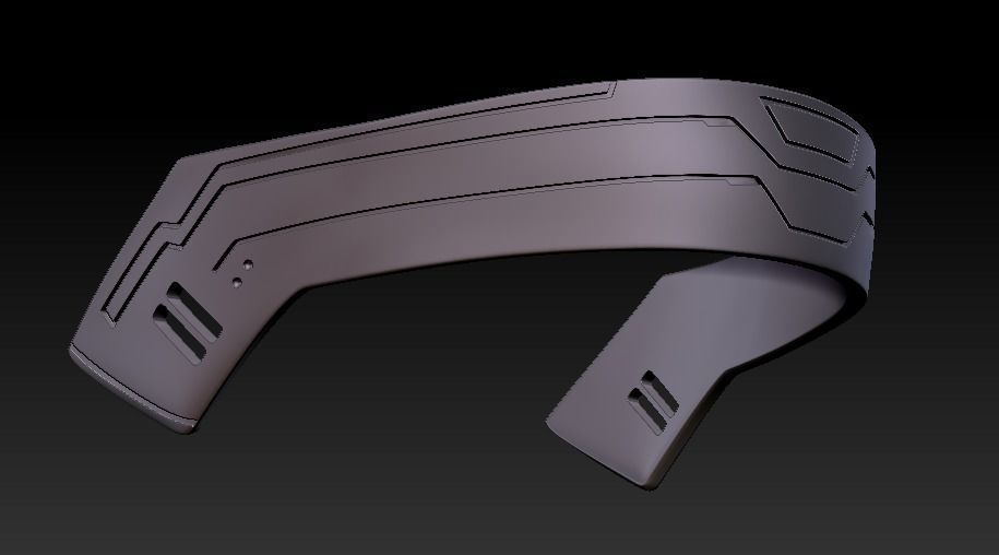 Bo-Katan The mandalorian armor partial kit and helmet 3D print model_38