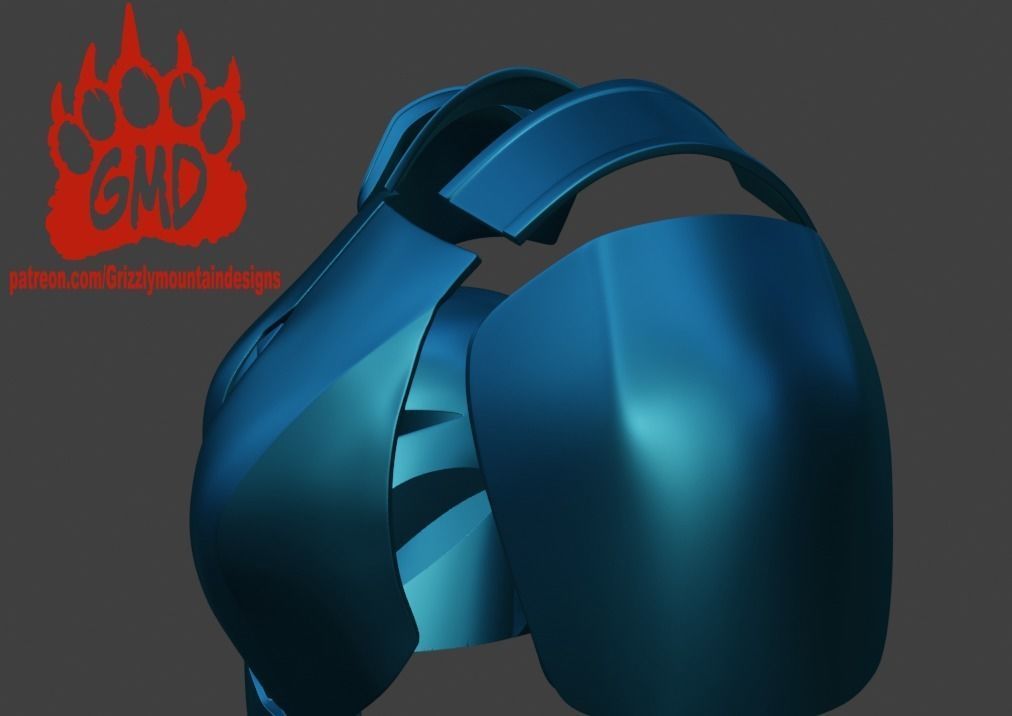 Bo-Katan The mandalorian armor partial kit and helmet 3D print model_10