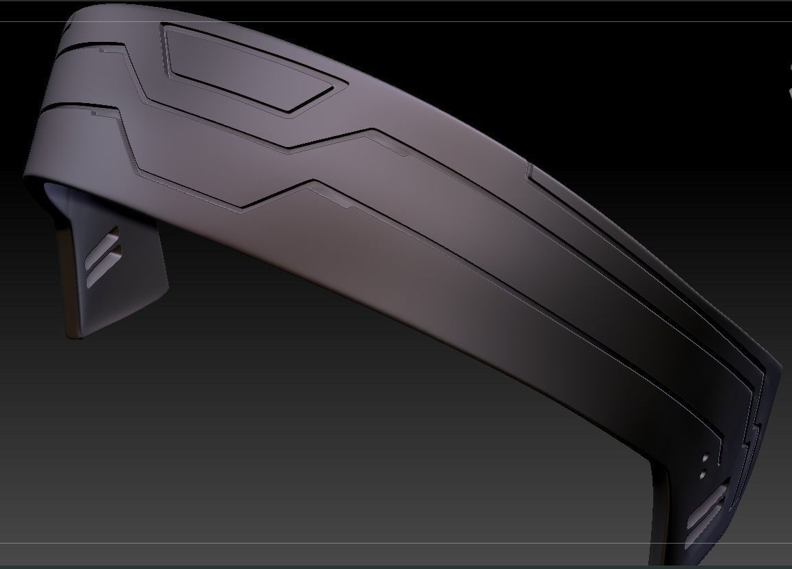 Bo-Katan The mandalorian armor partial kit and helmet 3D print model_42