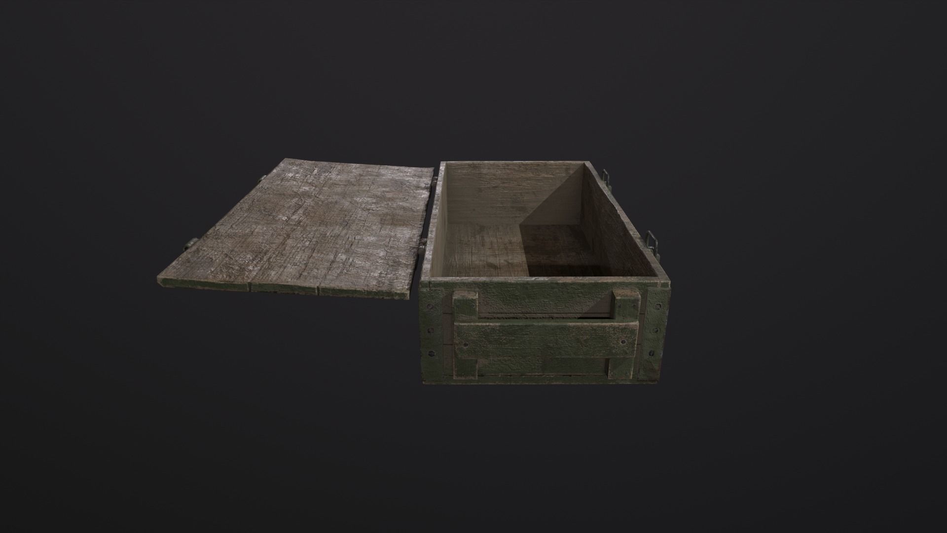 ammunition box Low-poly 3D model_8