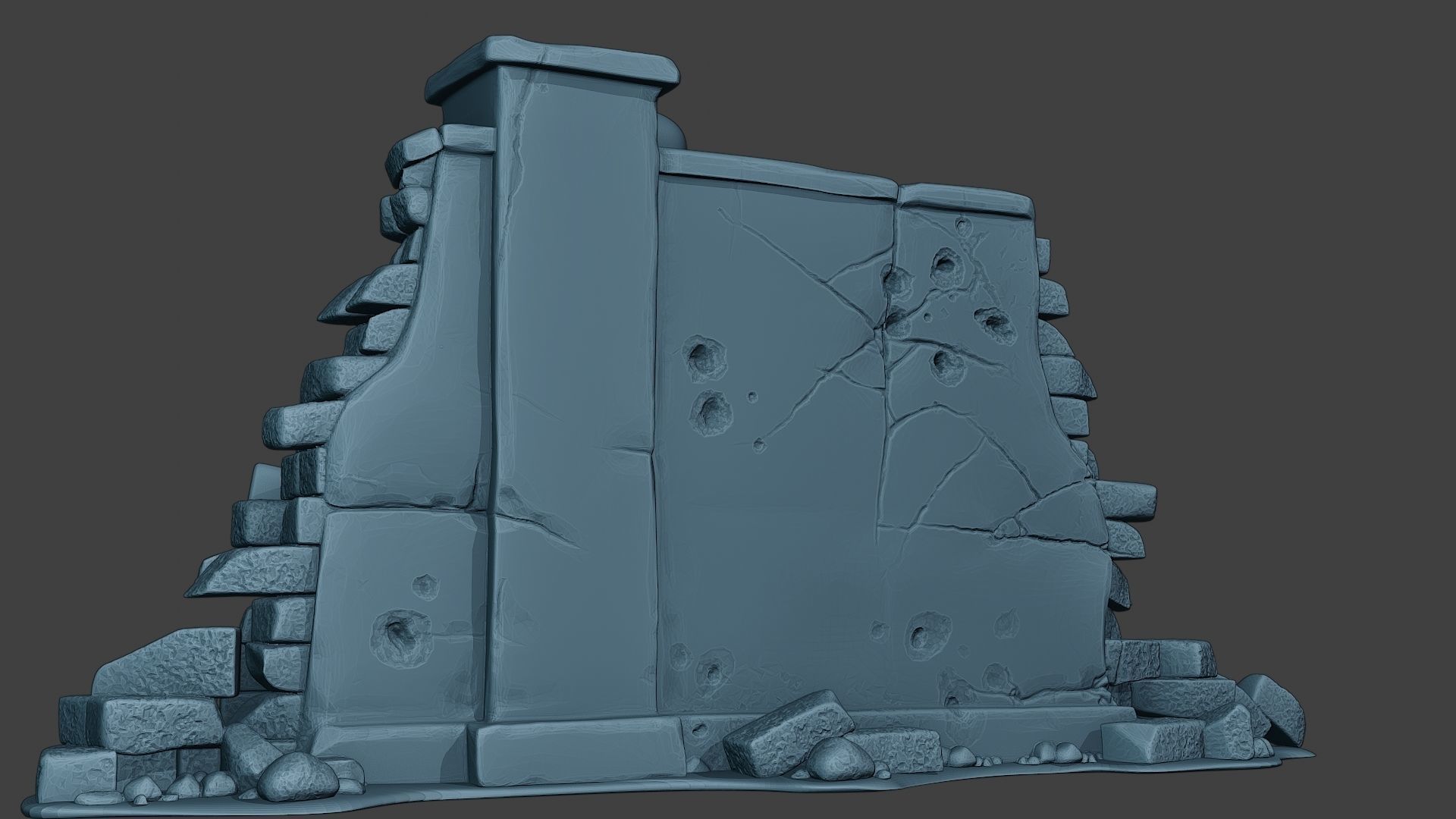 German soldier ww2 cover down G5 3D print model_13