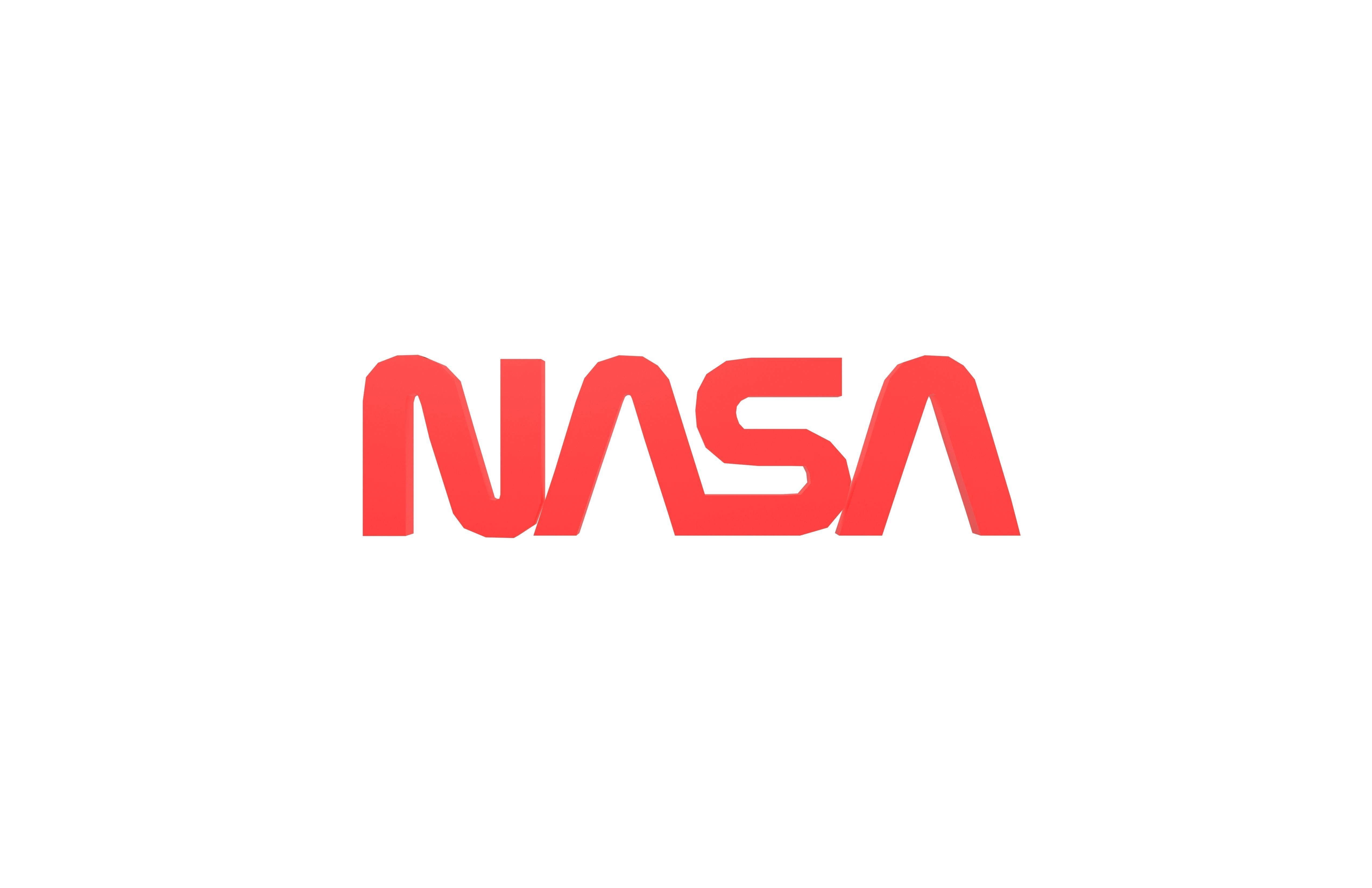 NASA 1975 Logo v1 001 Free low-poly 3D model_1