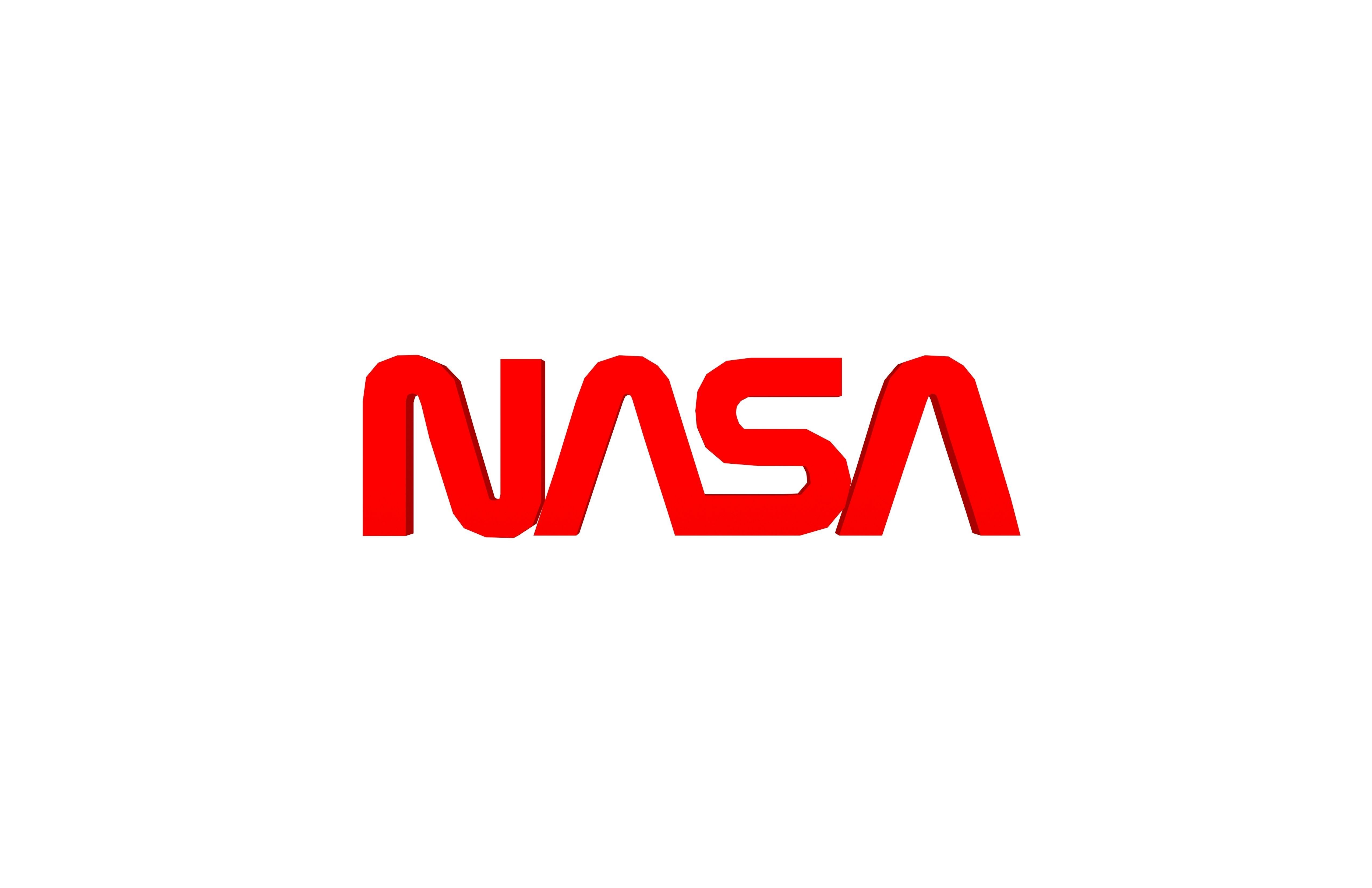 NASA 1975 Logo v1 002 Free low-poly 3D model_2