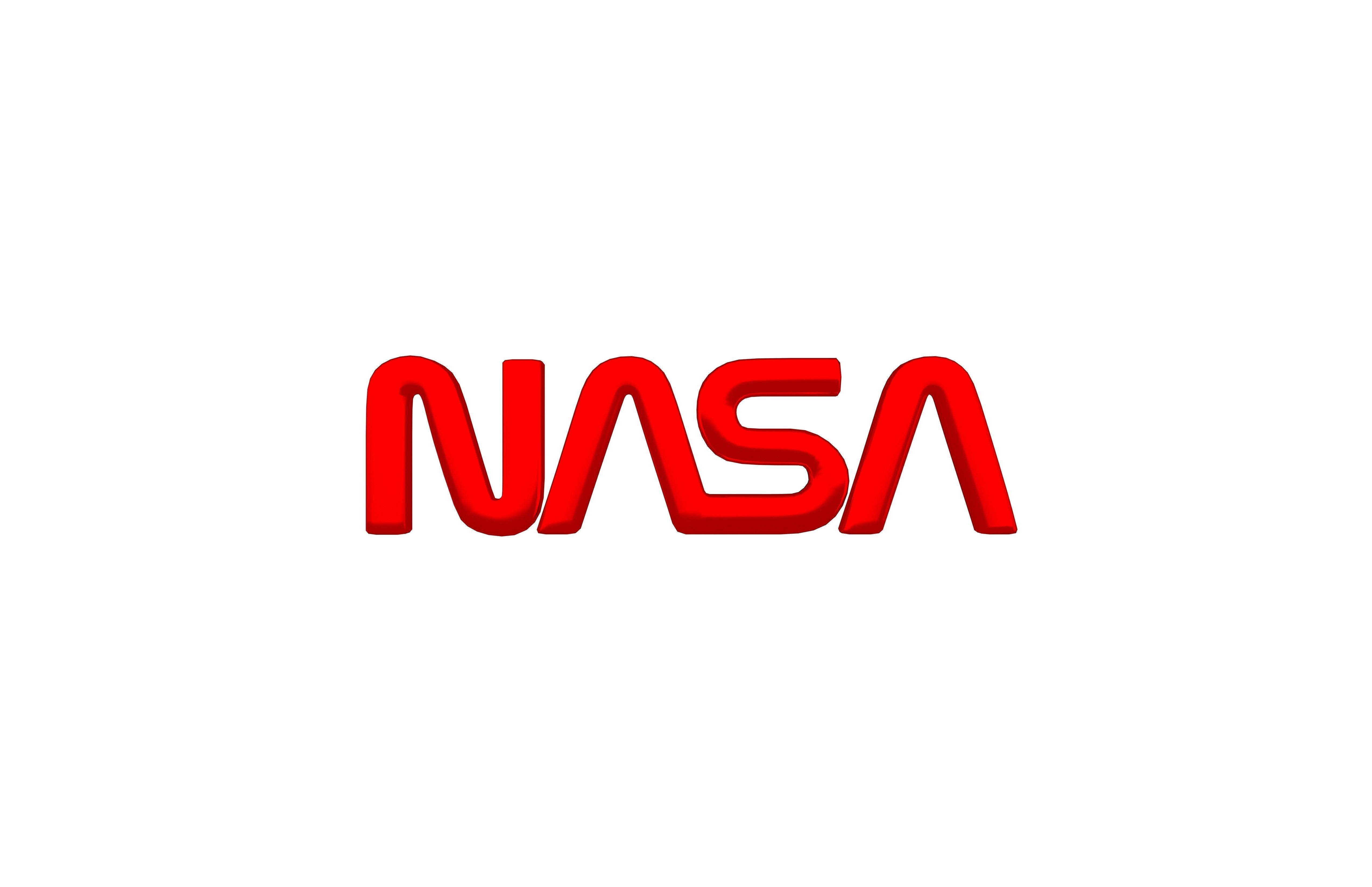 NASA 1975 Logo v2 002 Free low-poly 3D model_1
