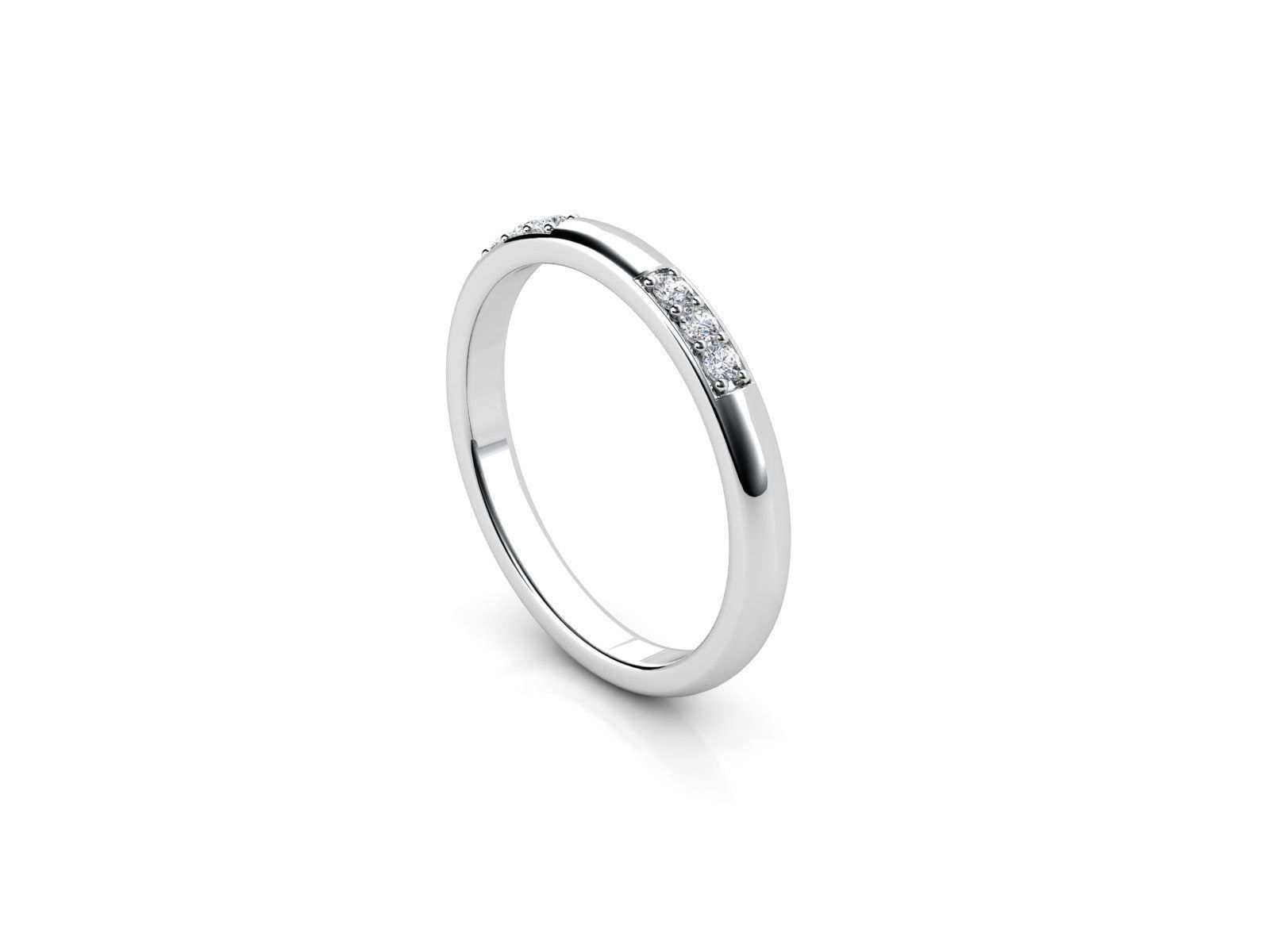 ZDR057 diamond eternity ring gold 3D print model_2