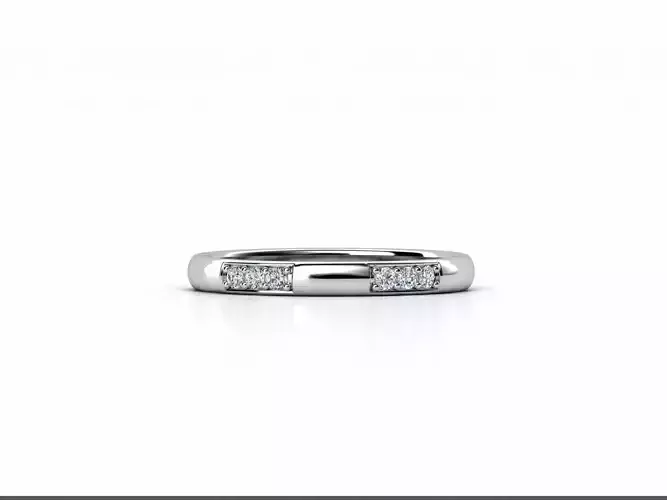 ZDR057 diamond eternity ring gold