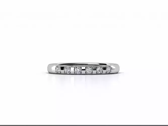 ZDR060 gold diamond eternity ring
