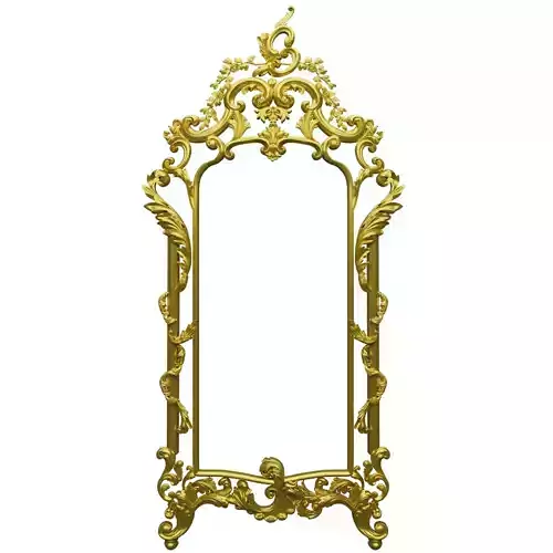Mirror gold ornate