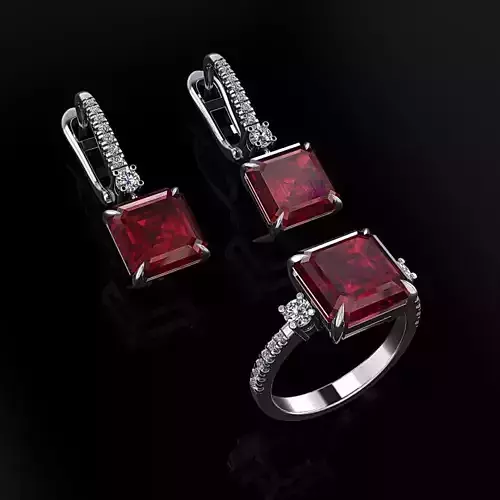 Ring and Earrings  100