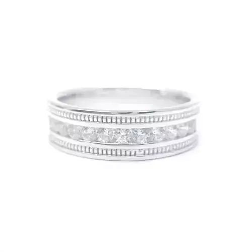 3DM Format  Art deco male ring male wedding ring