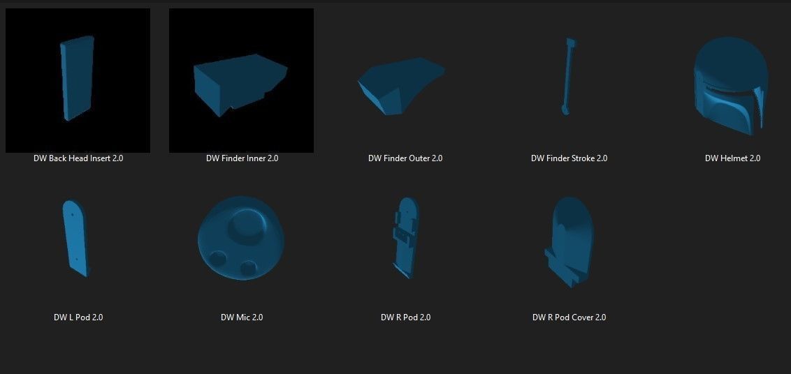 Deathwatch Mandalorian full size armor 3d print ready STL 3D print model_11