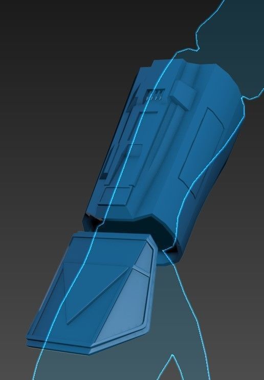 Deathwatch Mandalorian full size armor 3d print ready STL 3D print model_4