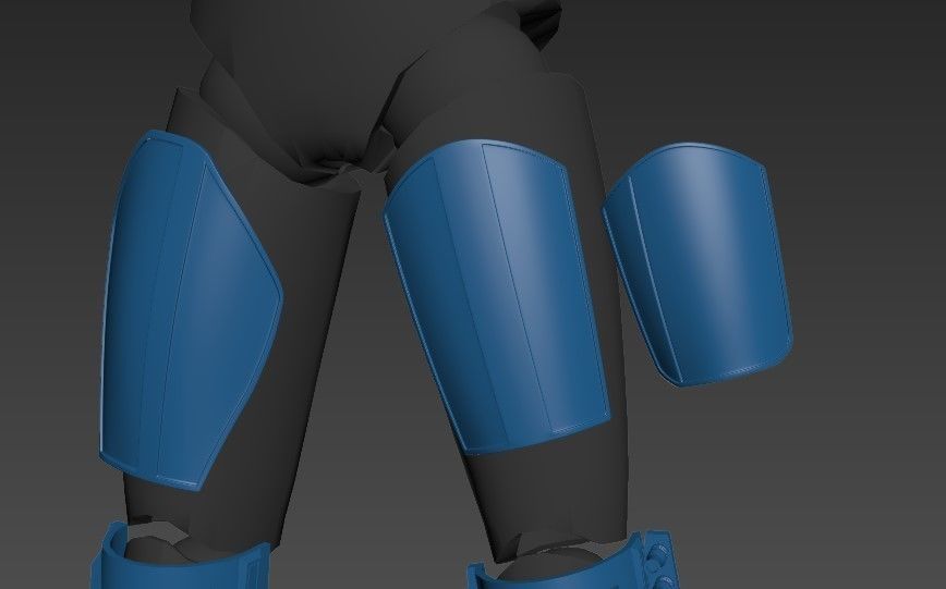 Deathwatch Mandalorian full size armor 3d print ready STL 3D print model_7